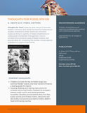 Thoughts for Food