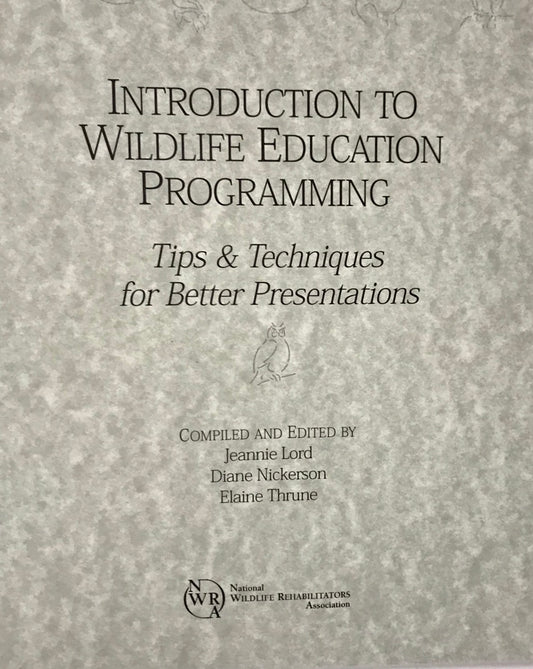 Education Publications – National Wildlife Rehabilitators Association